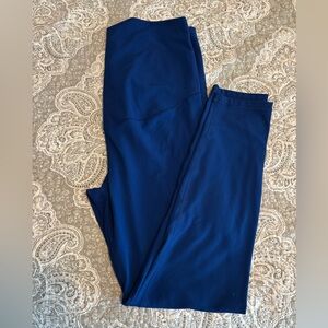 Royal Blue Maternity Leggings - Solid Activewear